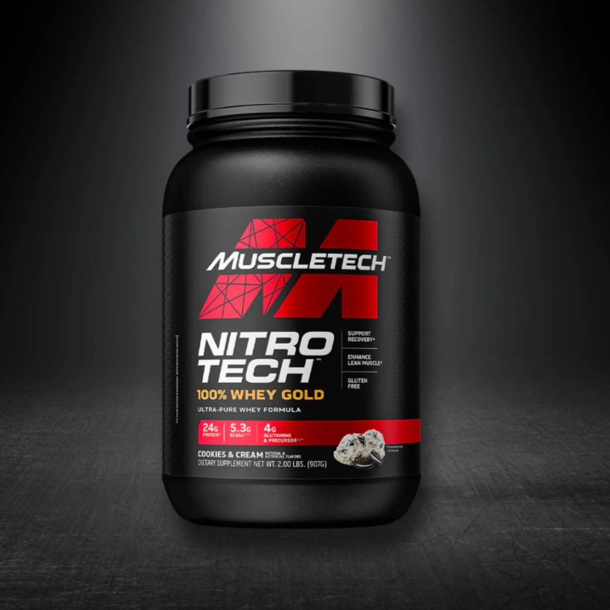 NITROTECH 100% WHEY GOLD COOKIES AND CREAM 2 LB 0