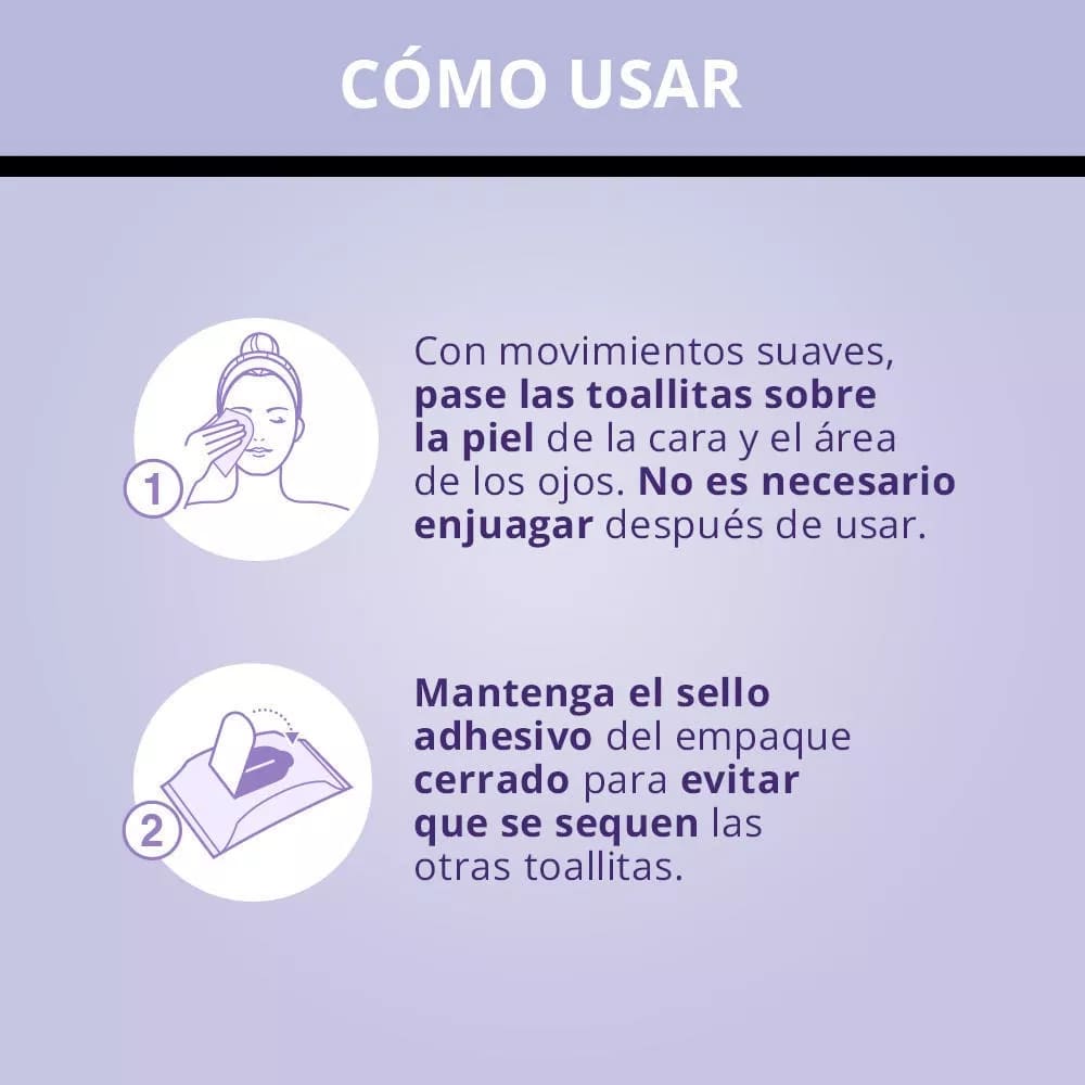 NEUTROGENA TOALLITAS DESMAQUILLANTES NIGHT CALMING 25 UNIDADES2