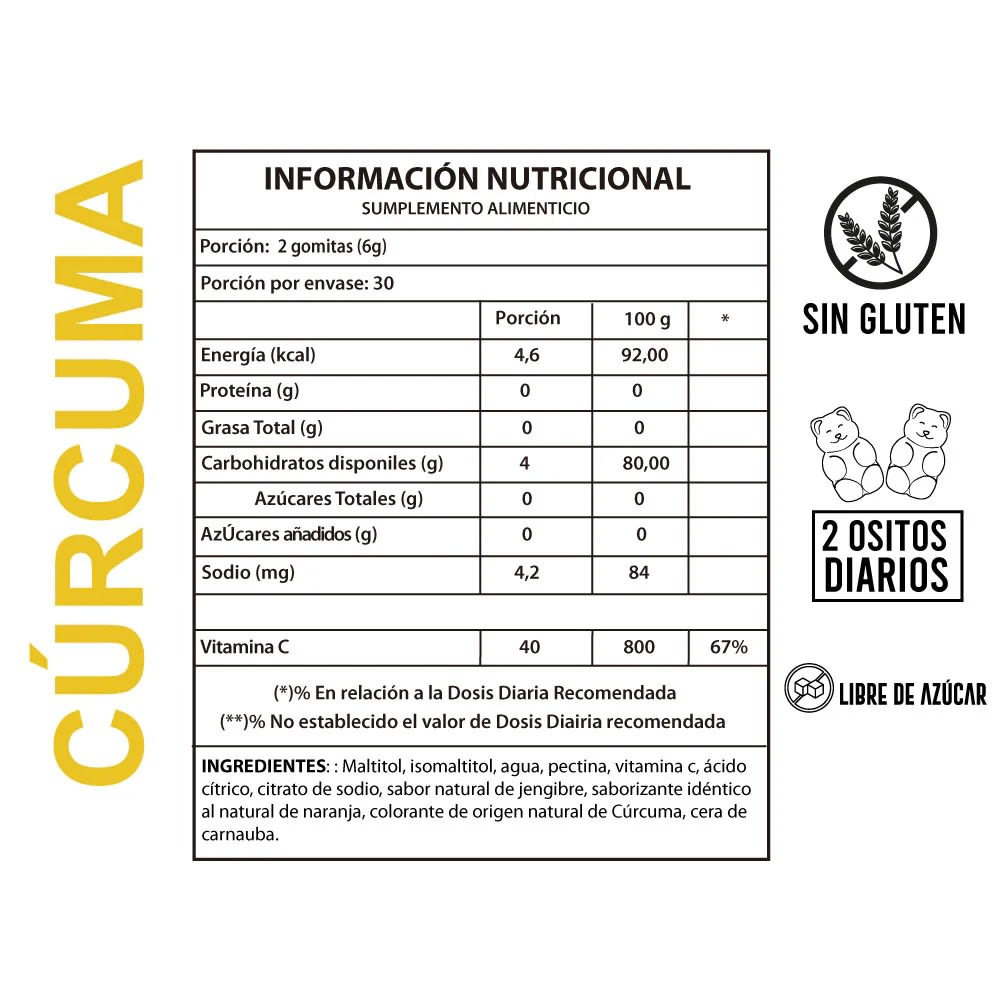 CURCUMA + VITAMINA C 60 GOMITAS2