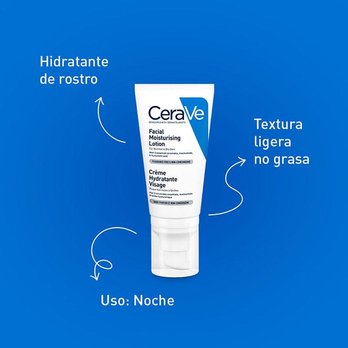 CERAVE LOCION HIDRATANTE DE ROSTRO 52ML3