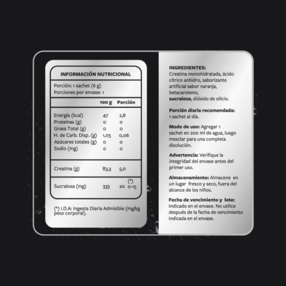 XTREME BOOST CREATINA MONOHIDRATO 5G 20 SACHETS1