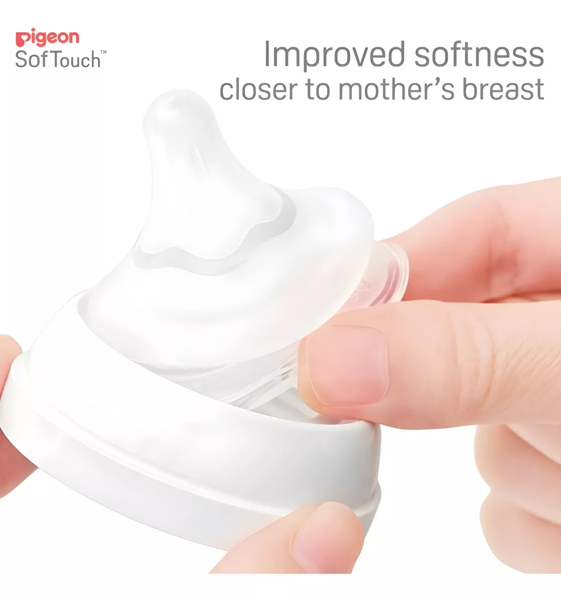 PIGEON MAMADERA VIDRIO BOCA ANCHA SOFT TOUCH 160 ML2