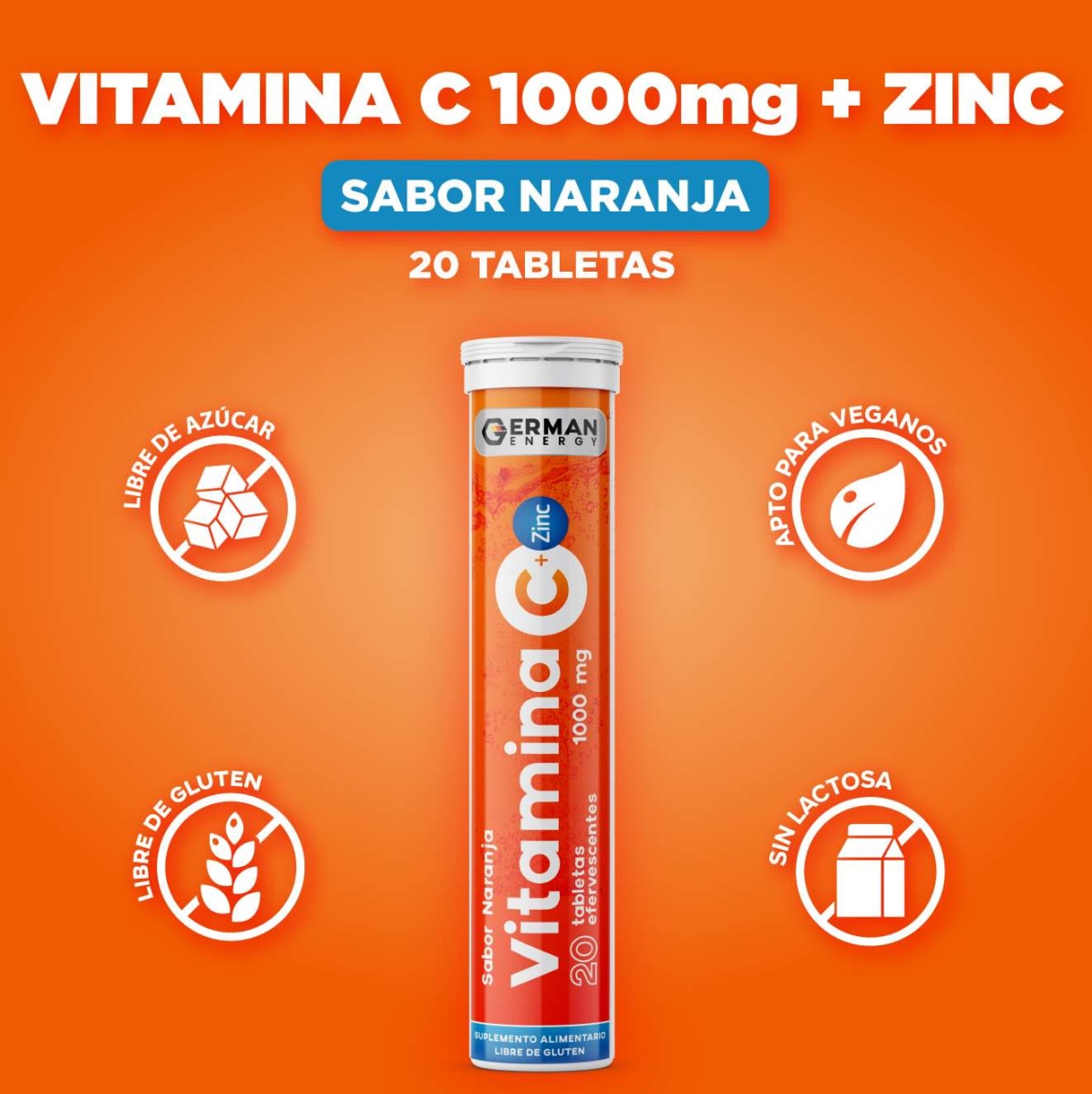 VITAMINA C 1000 MG + ZINC 20 TABLETAS EFERVESCENTES2