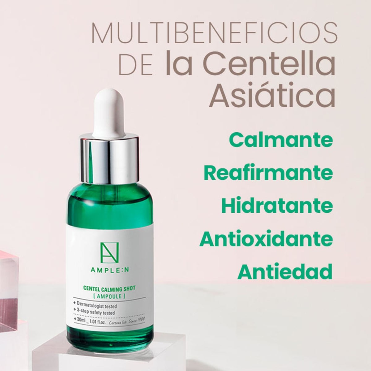 SERUM REAFIRMANTE MULTIBENEFICIOS CENTELLA ASIATICA 30 ML AMPLEN5
