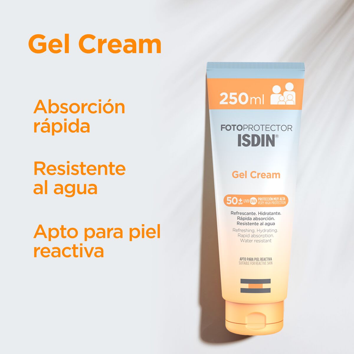 FOTOPROTECTOR GEL CREAM FPS50 250ML2