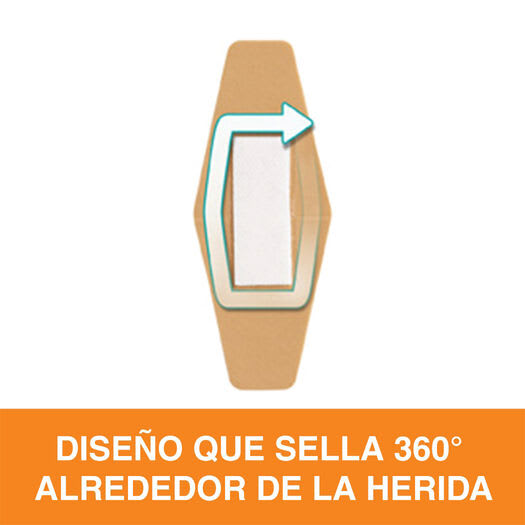 PARCHE IMPERMEABLE ACOLCHADO Y FLEXIBLE NEXCARE TAMAÑOS SURTIDOS 15 UNIDADES2