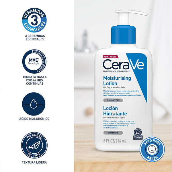 CERAVE LOCION HIDRATANTE DE CUERPO 236ML3