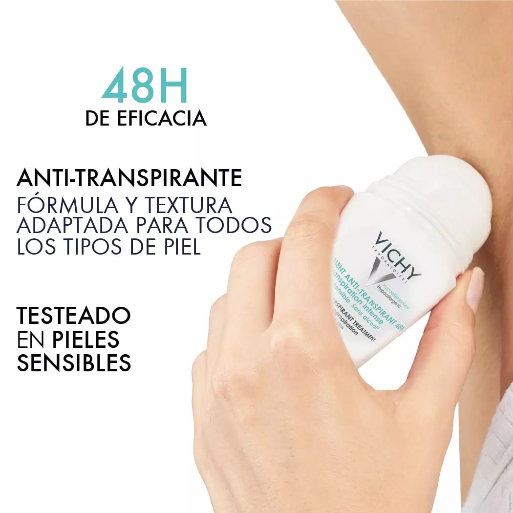 VICHY ANTI-TRANSPIRANTE TRANSPIRACION INTENSA 48H 50ML2