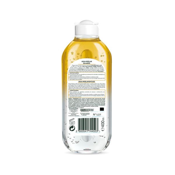 GARNIER AGUA MICELAR EN OLEO/ACEITE 400 ML2