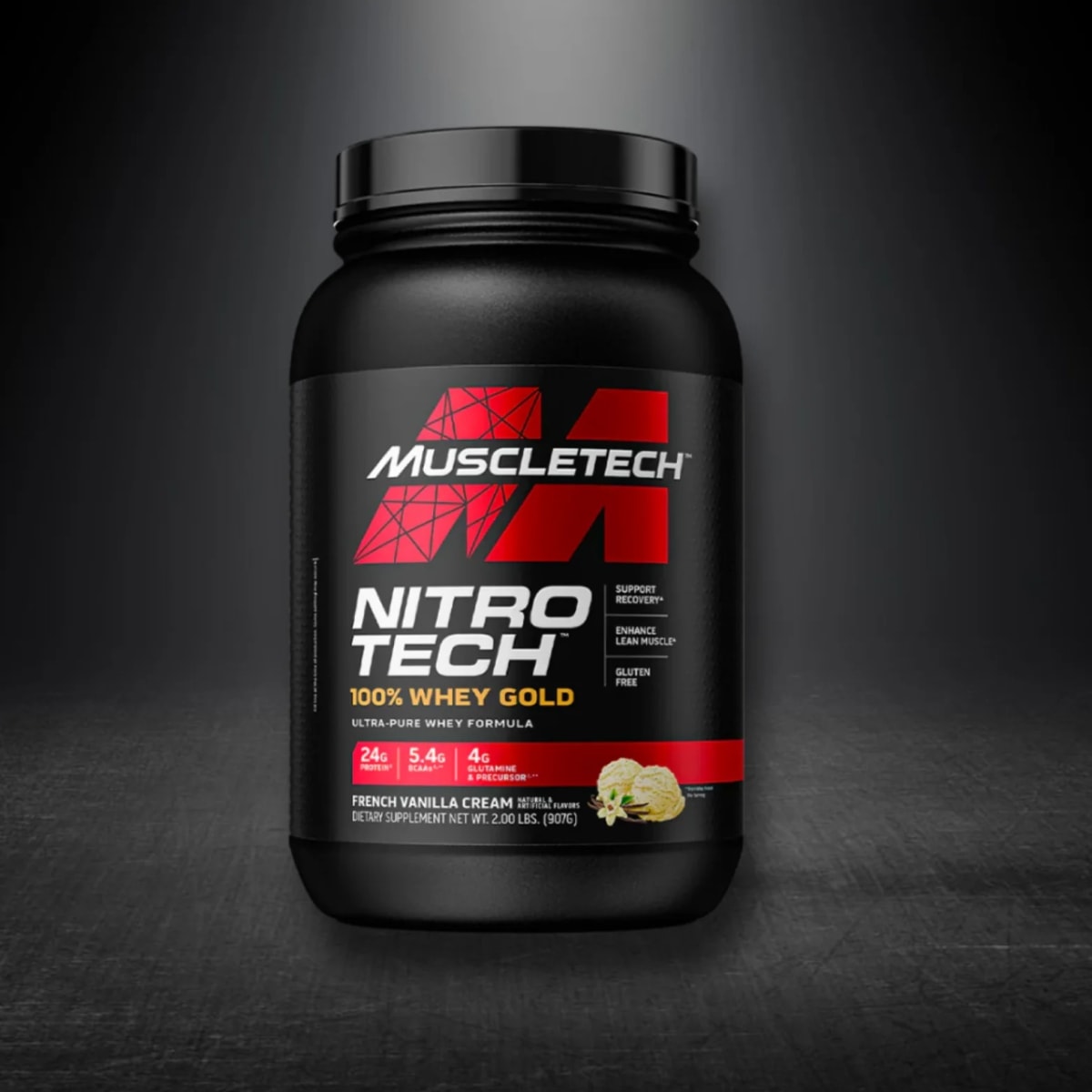 NITROTECH 100% WHEY FRENCH VAINILLA CREAM 2 LB 0