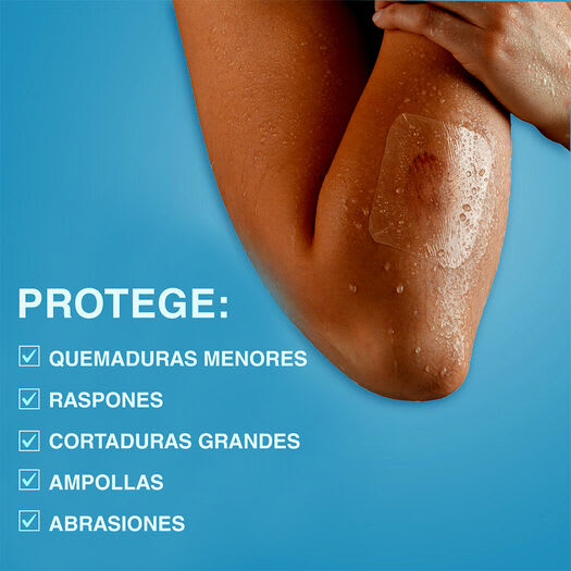 NEXCARE APOSITO TRANSPARENTE TEGADERM 10x12CM 3 UNIDADES3