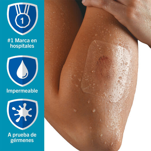 NEXCARE APOSITO TRANSPARENTE TEGADERM 10x12CM 3 UNIDADES2