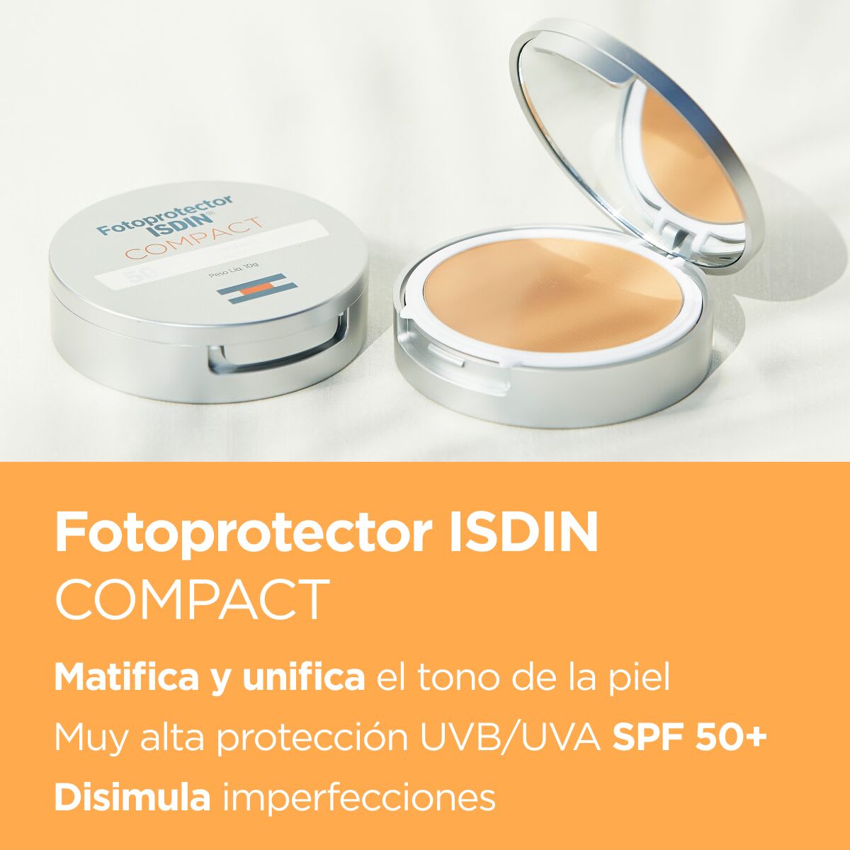 FOTOPROTECTOR ISDIN COMPACTO ARENA FPS50 10G3