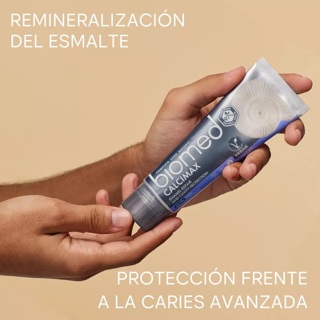 PASTA DENTAL VEGANA SIN FLUOR BIOMED CALCIMAX 100 G2