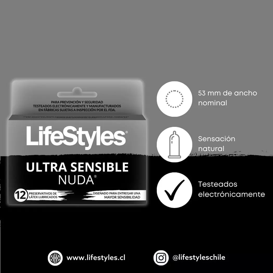 CONDONES LIFESTYLES NUDA 12 UNIDADES2