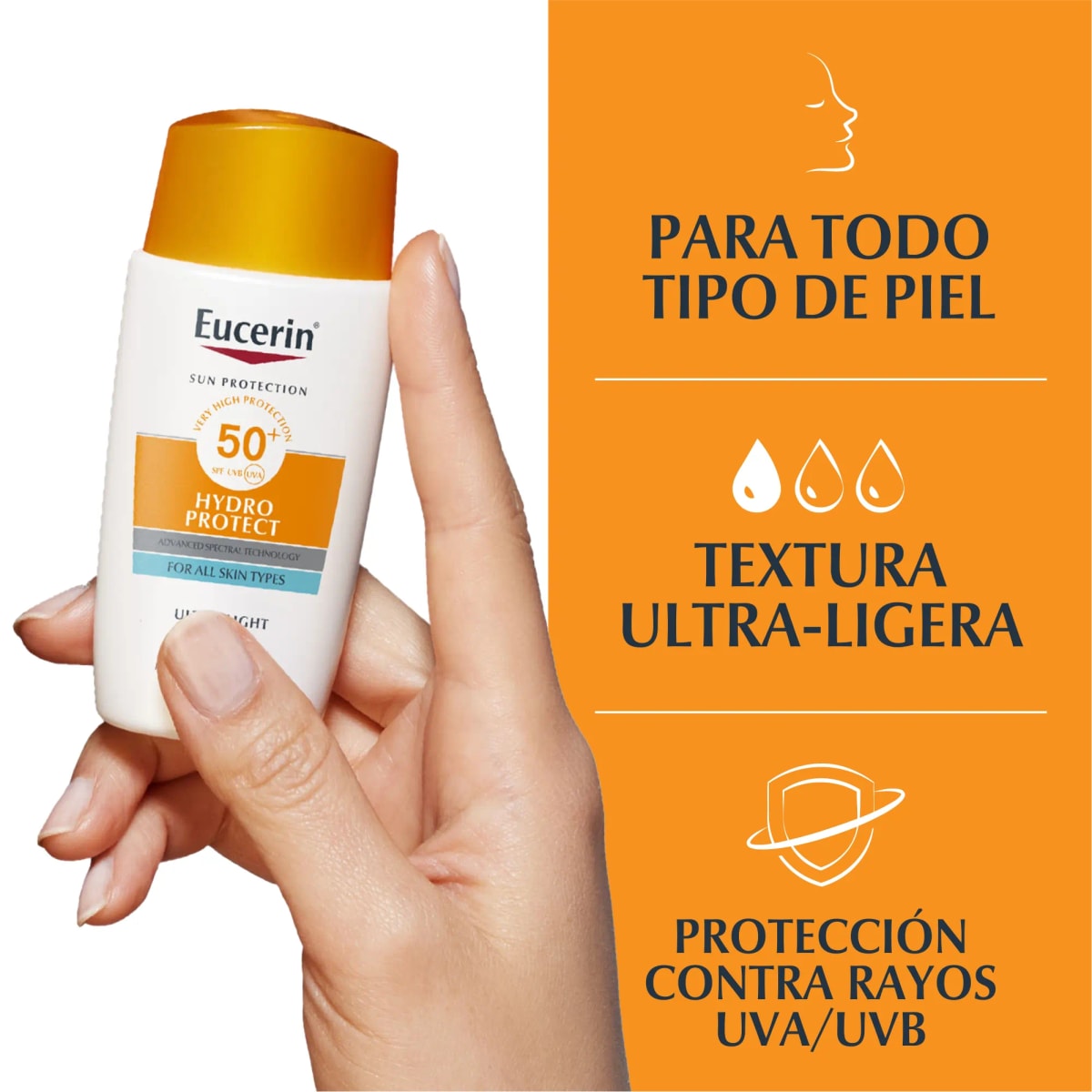 PROTECTOR SOLAR ULTRA LIGERO HYDRO-FLUID FPS50+ 50ML2