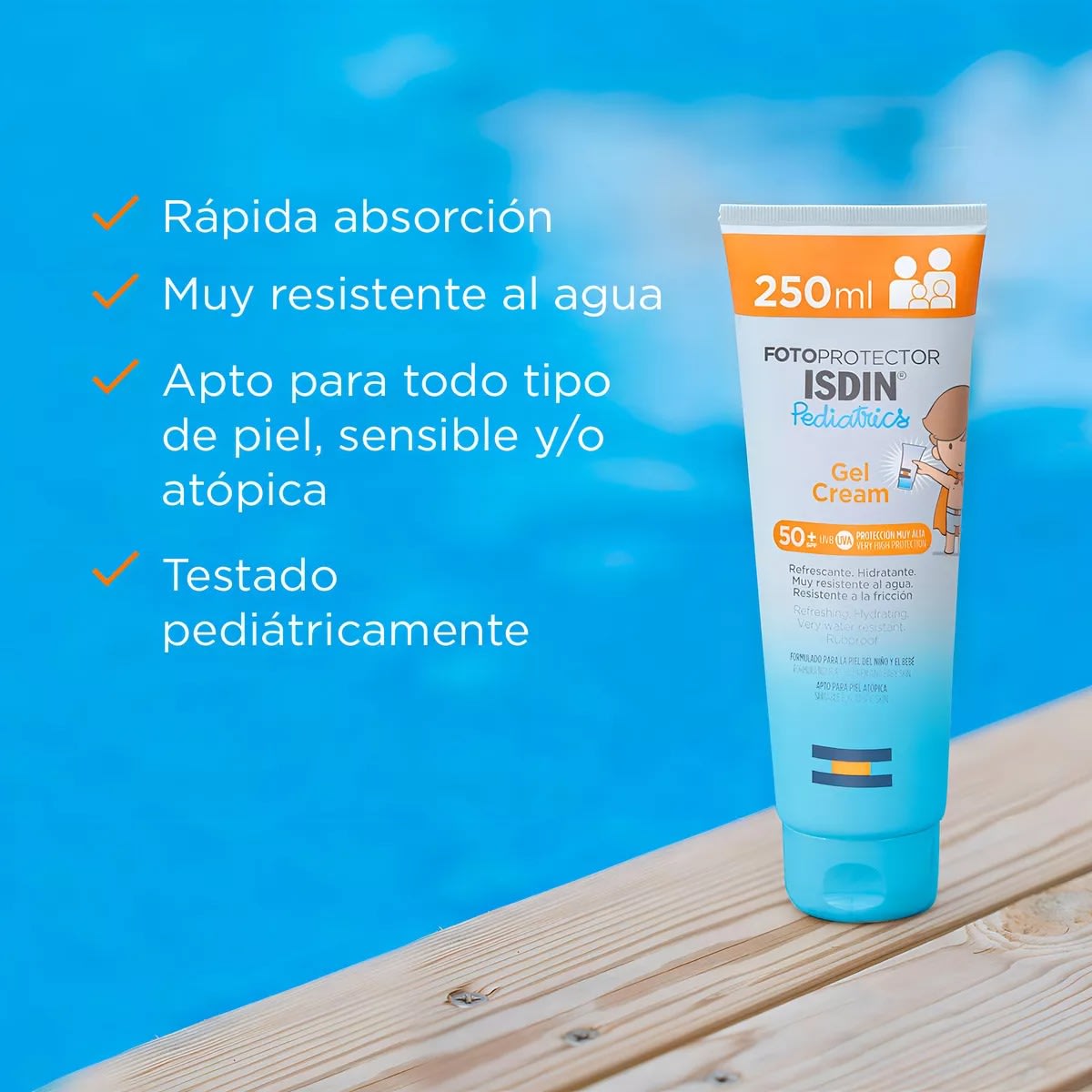 FOTOPROTECTOR PEDIATRICS GEL CREMA 250 ML1