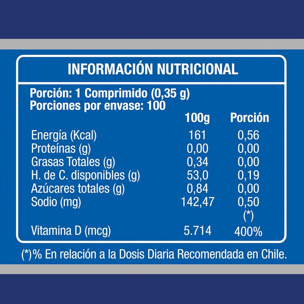 VITAMINA D3 800UI 100 COMPRIMIDOS2