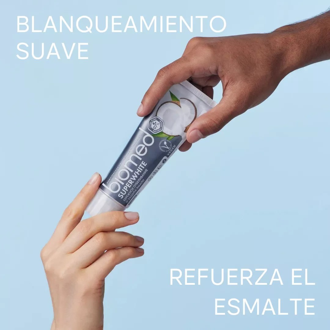 PASTA DENTAL VEGANA SIN FLUOR SUPERWHITE 100 G3