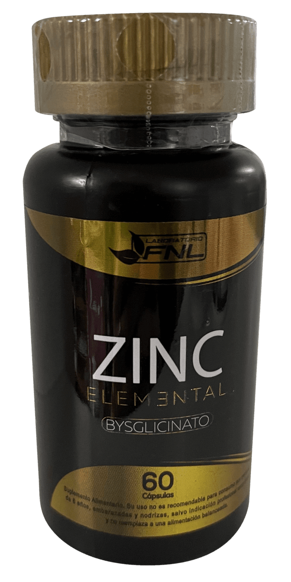 FNL ZINC BISGLICINATO 60 CAPSULAS2