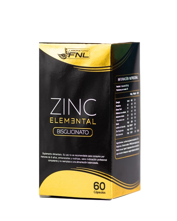 FNL ZINC BISGLICINATO 60 CAPSULAS 0
