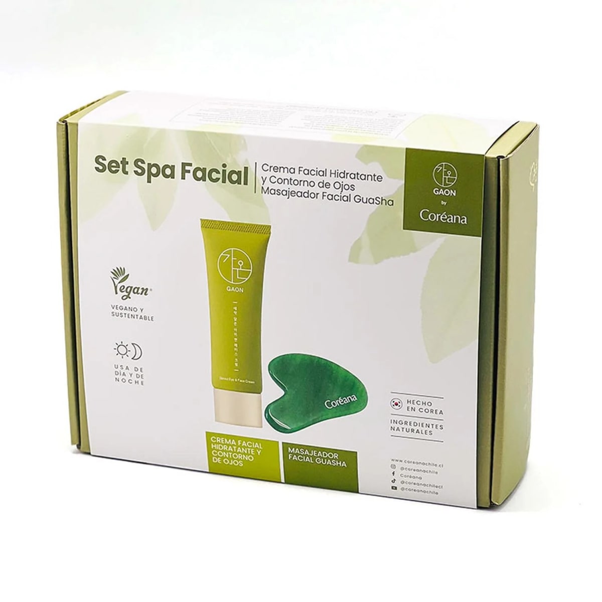 SET GAON CREMA ROSTRO Y OJOS + MASAJEADOR1