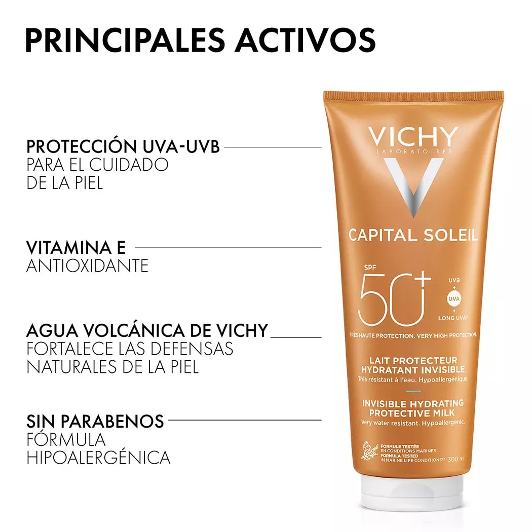 PROTECTOR SOLAR CAPITAL SOLEIL LECHE HIDRATANTE FPS50 300ML3