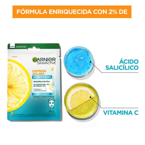 GARNIER MASCARILL ANTI-IMPERFECCIONES EXPRESS ACLARA3