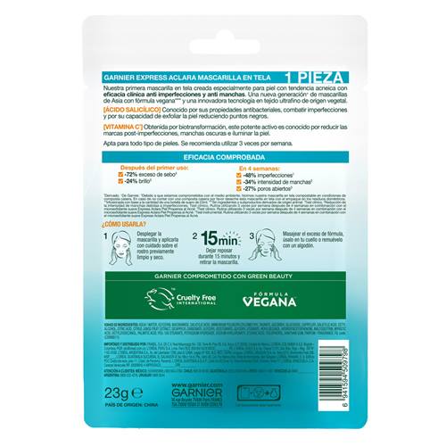 GARNIER MASCARILL ANTI-IMPERFECCIONES EXPRESS ACLARA5