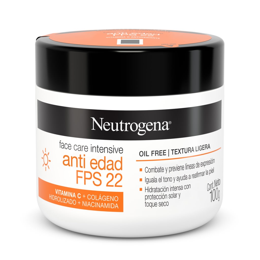 NEUTROGENA FACE CARE INTENSIVE ANTIEDAD FPS 22 100G 0
