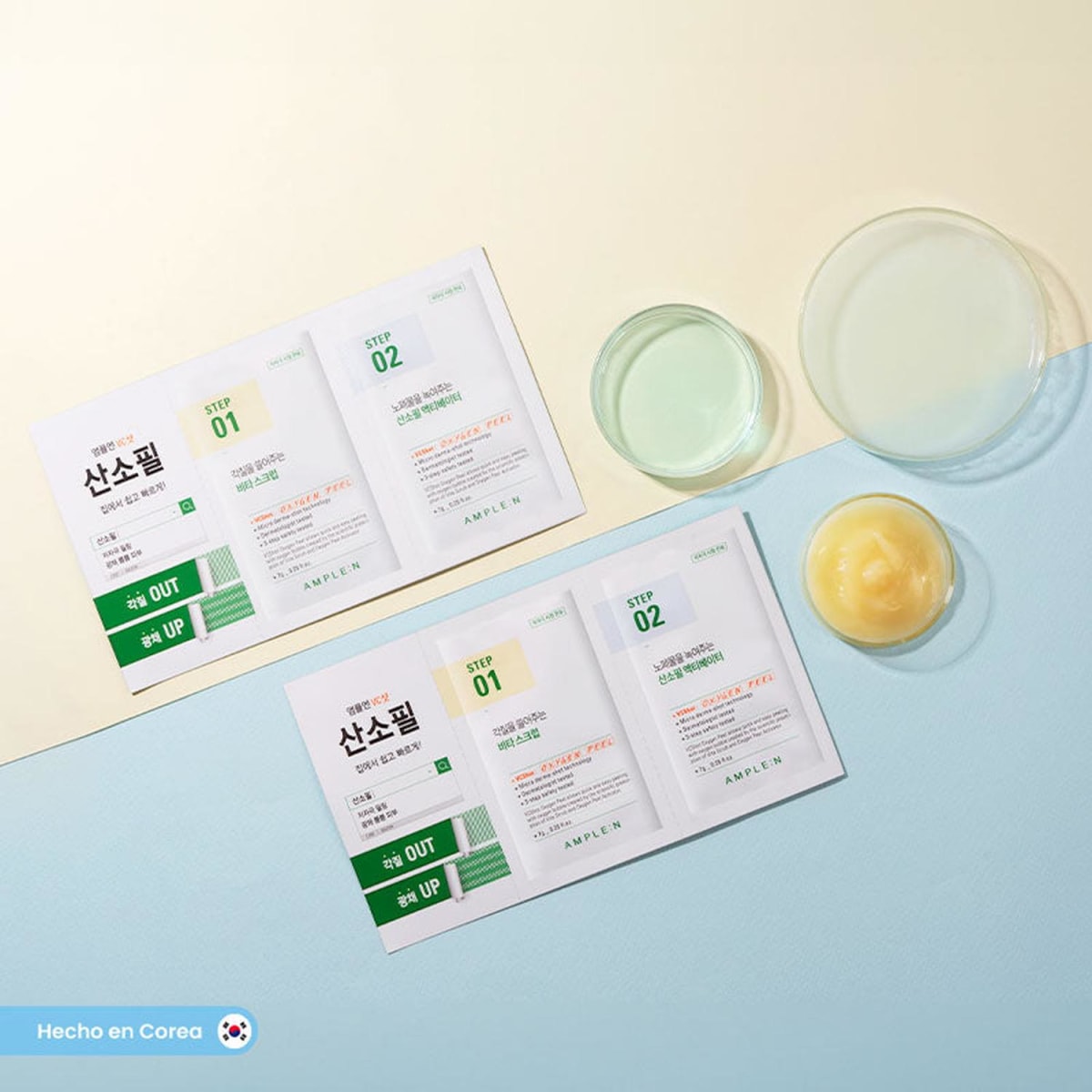 MASCARILLA PEELING BIFASICA VITAMINA C Y OXIGENO3