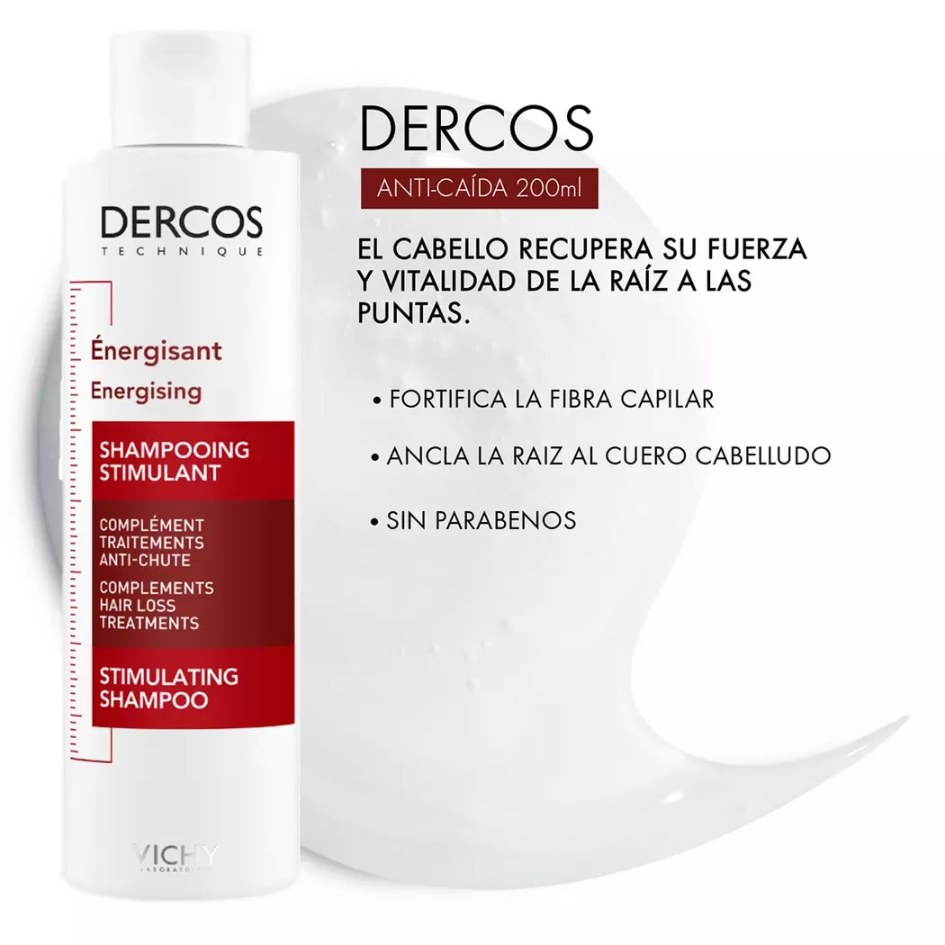 DERCOS CHAMPU ESTIMULANTE ANTICAIDA 200ML3