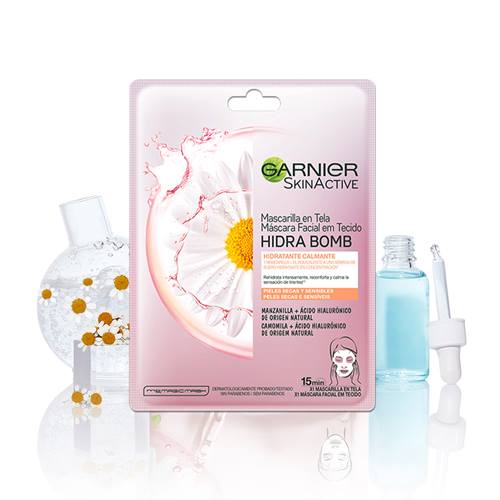 GARNIER MASCARILLA HIDRA BOMB MANZANILLA CALMANTE1