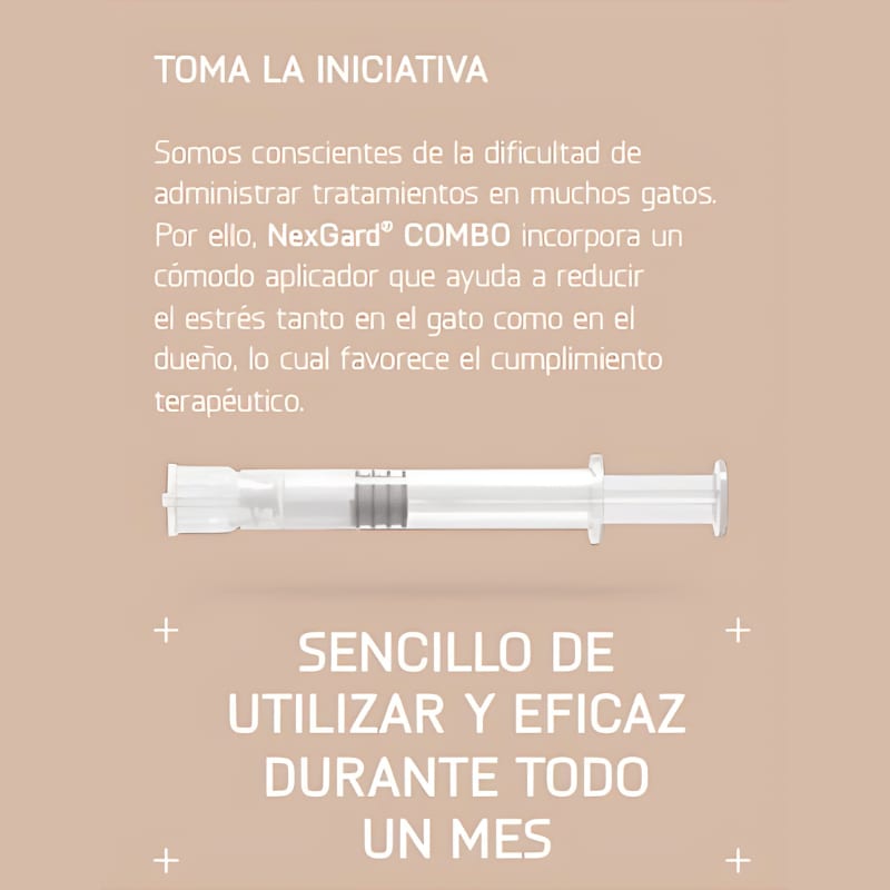NEXGARD COMBO GATOS ANTIPARASITARIO PARA GATOS 2,5-7,5 KILOS1