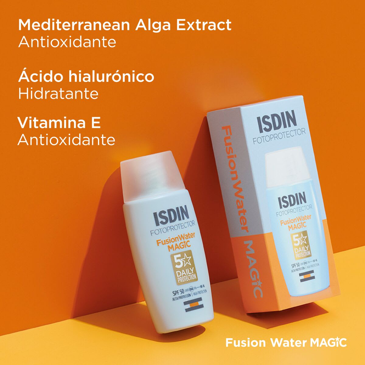FOTOPROTECTOR FUSION WATER MAGIC FPS50 50ML2