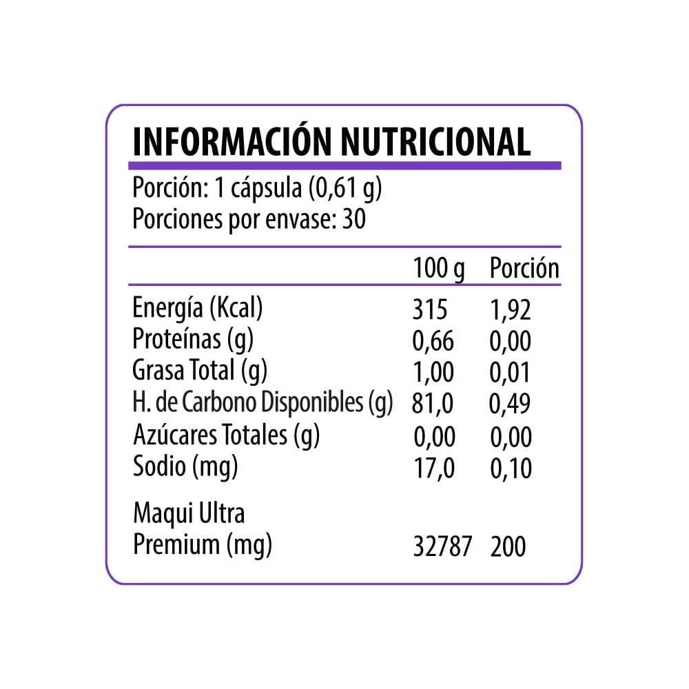 QI MAX ULTRA MAQUI 200MG 30 CAPSULAS2