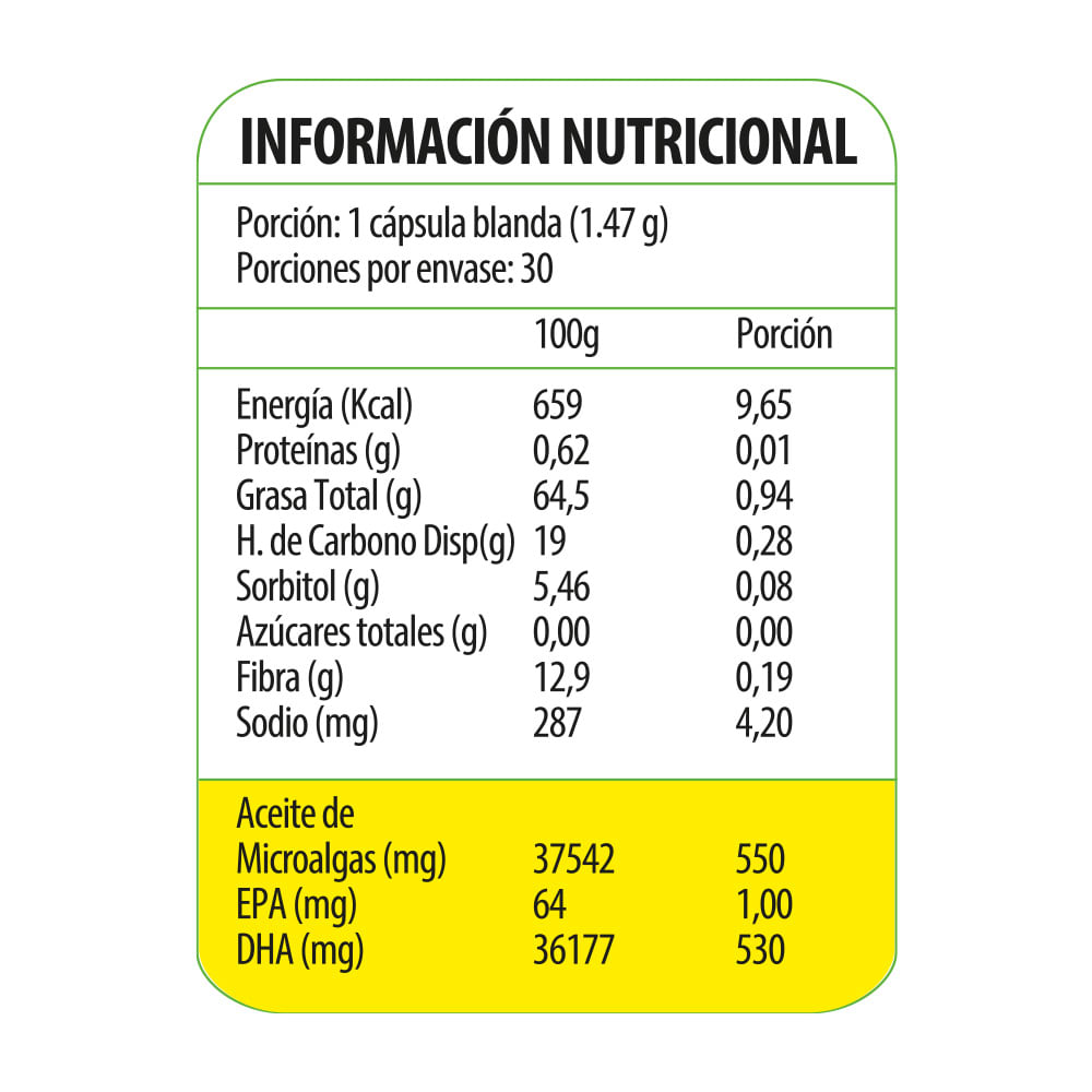 OMEGA UP VEGAN DHA 30 CAPSULAS2
