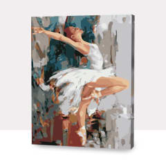 Kit Pintar por números Bailarina moderna 40x50 cm