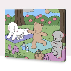 Kit Pintar por números Yoga Bobbie Goods 30x40 cm