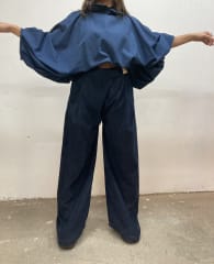 Pantalón Cotelé Azul