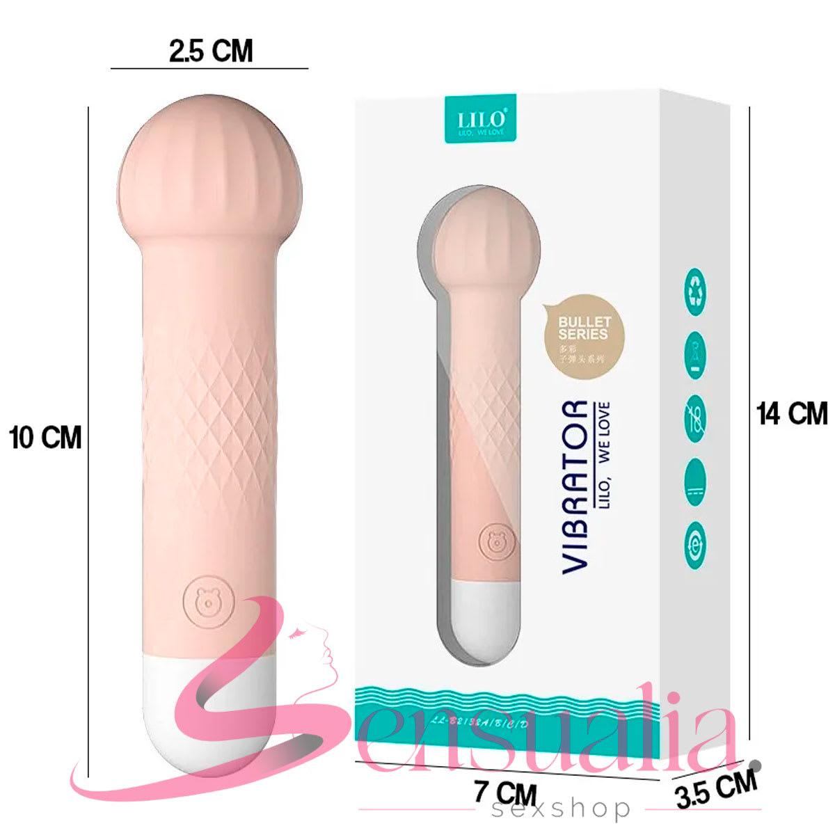 Bala Vibradora Bobo 10 cm – LILO