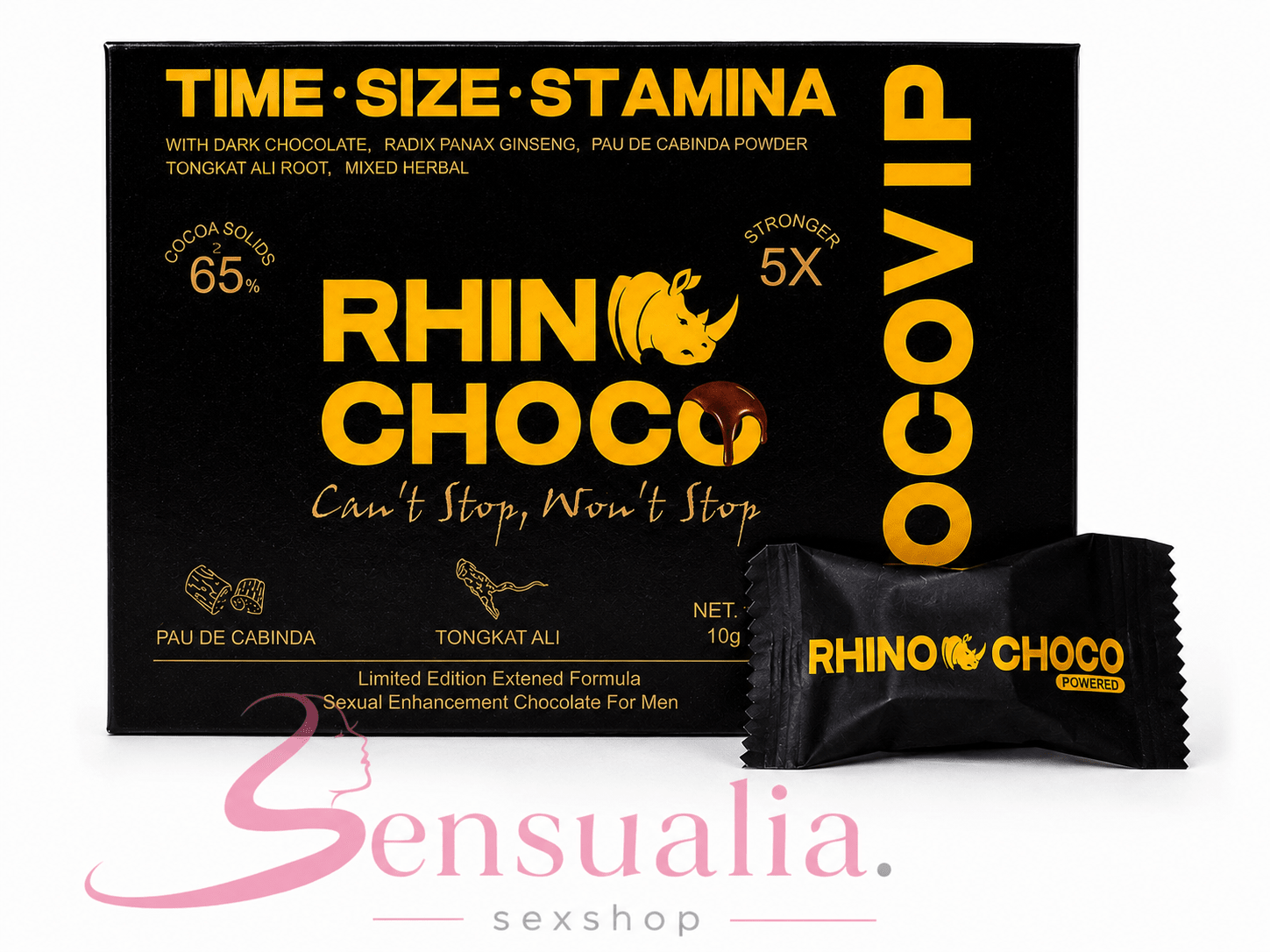 Chocolate Afrodisíaco Masculino Rhino Choco – 10 g
