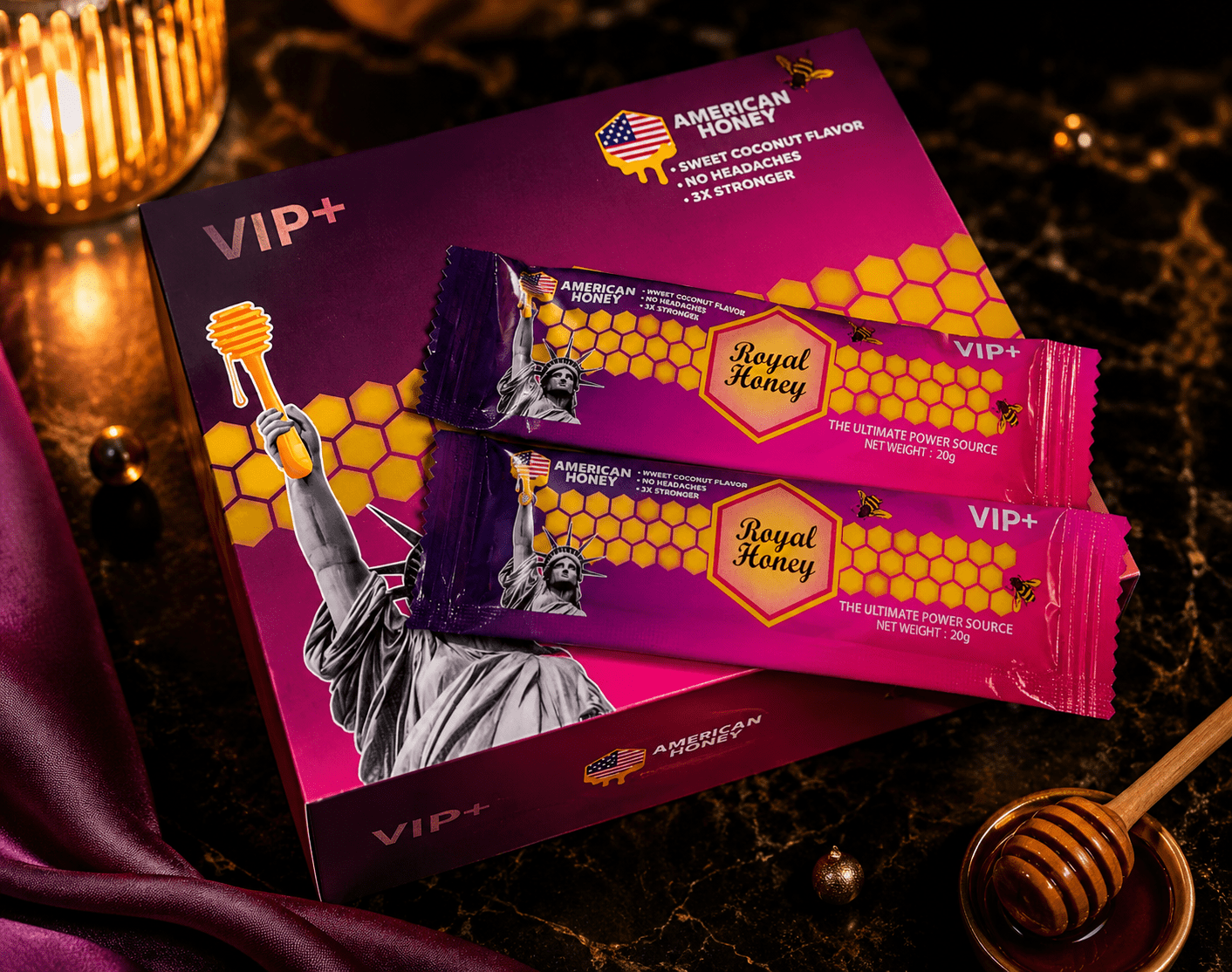 Royal Honey VIP+ American – 20 g