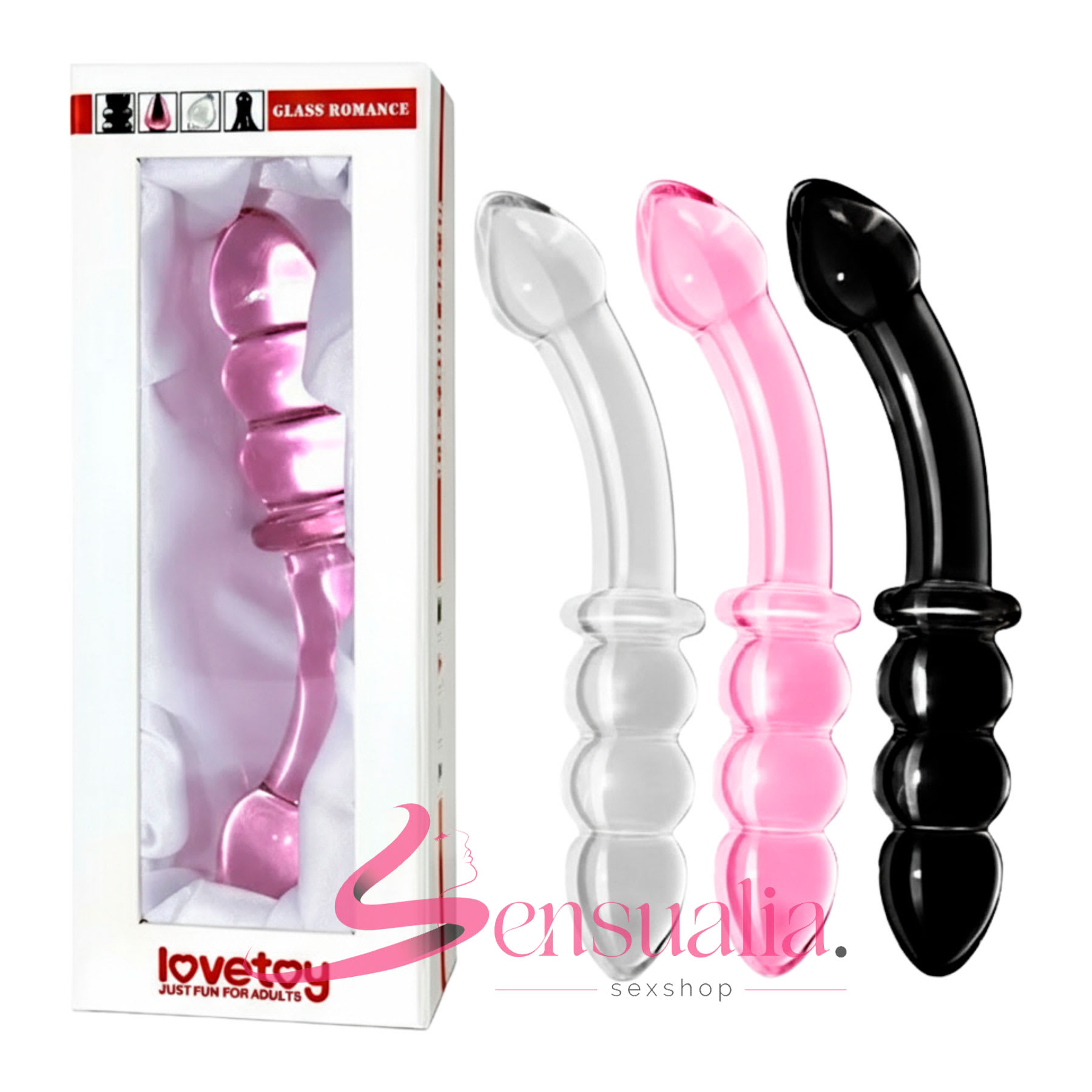 Dildo Cristal de Placer Glass Romance – LOVETOY
