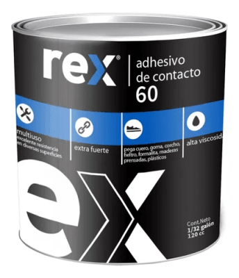 REX ADH CONTACTO 60, TARRO 120CC - 1/32 G1