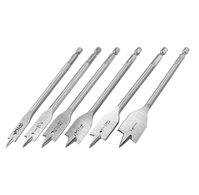 SET 6 UN BROCA MECHA MADERA PALETA 3/81/25/83/47/81 UYUSTOOLS1