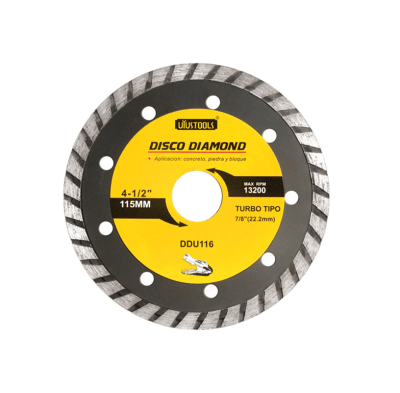 DISCO DIAMANTADO TURBO 4 1/2 UYUSTOOLS1