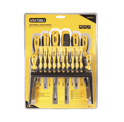 SET 18 PCS DESTORNILLADOR CJ536 UYU1