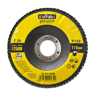 DISCO FLAP 4 1/2 MADERA/METAL GR120 UYUSTOOLS1