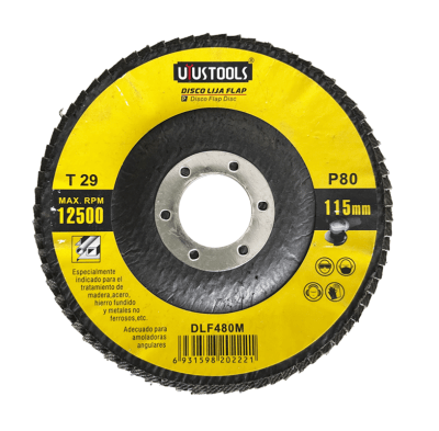 DISCO FLAP 4 1/2 MADERA/METAL GR80 UYUSTOOLS1